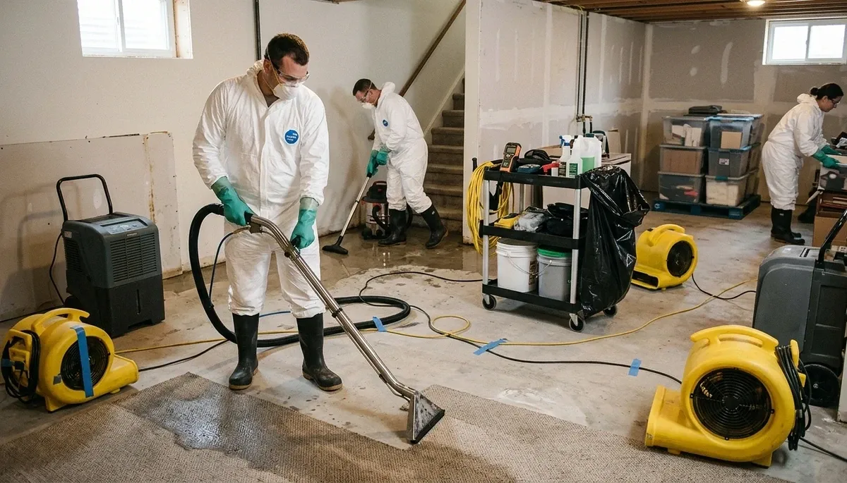 Basement Flood Cleanup Image 1