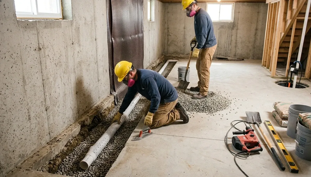 Basement Waterproofing Image 1