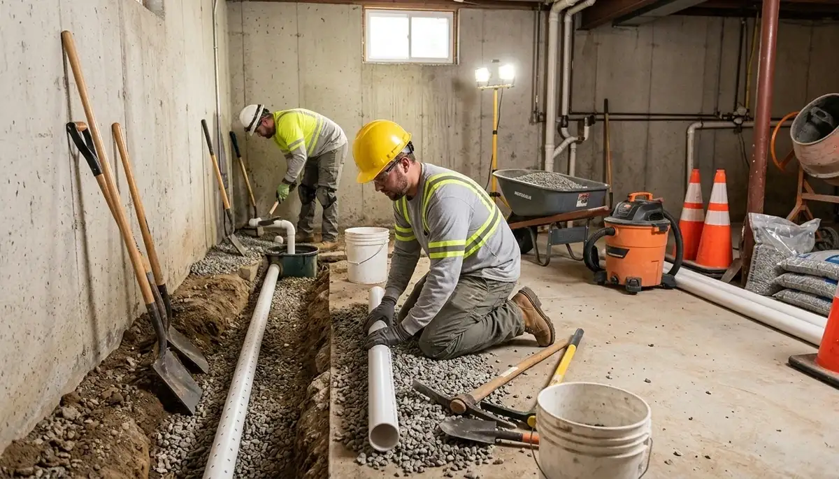 Basement waterproofing services for Winston-Salem, NC homes and water damage prevention