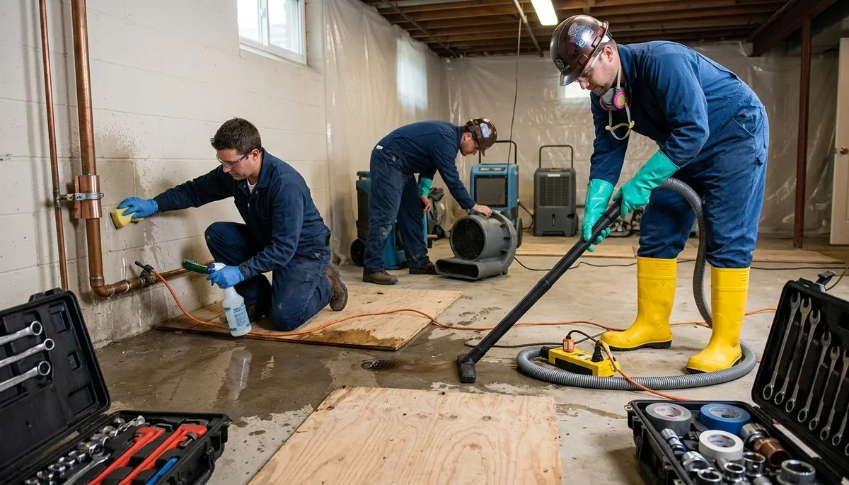 Burst Pipe Cleanup Image 1
