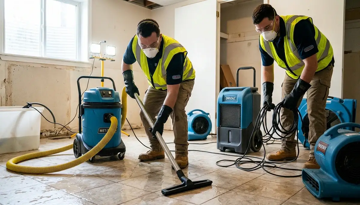 Emergency water removal service for Winston-Salem, NC homes after flooding or burst pipes