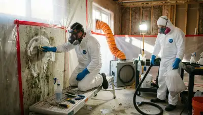 Mold removal service for a Winston-Salem, NC home after water damage and moisture exposure