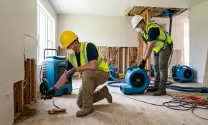 Structural drying service for water-damaged homes in Winston-Salem, NC