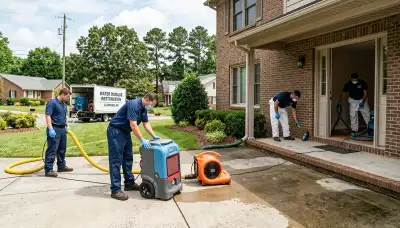 Water damage restoration services in Winston-Salem, NC for residential and commercial properties