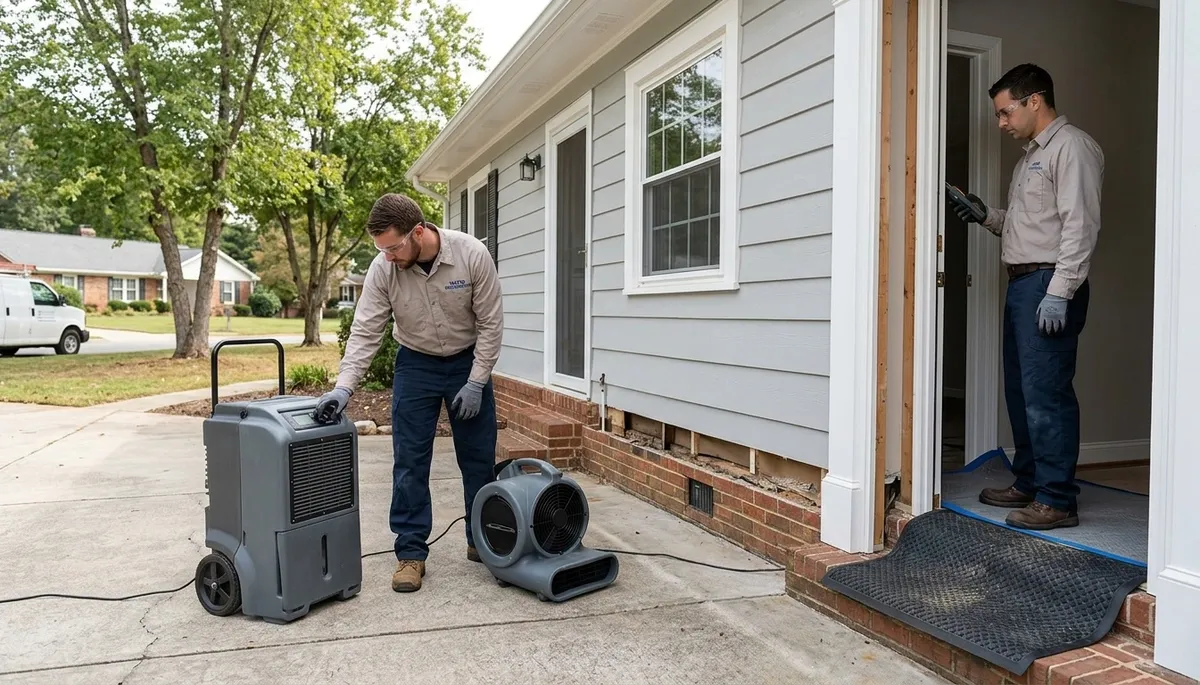 Water Damage Lewisville Nc Image 1
