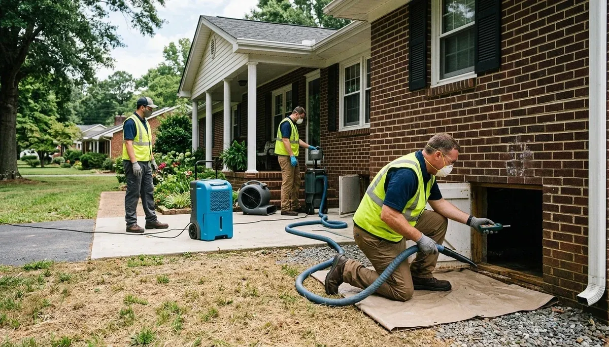Water Damage Lewisville Nc Image 2