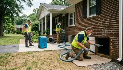 Water damage restoration services in Winston-Salem, NC